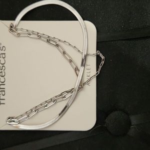 Silver anklet